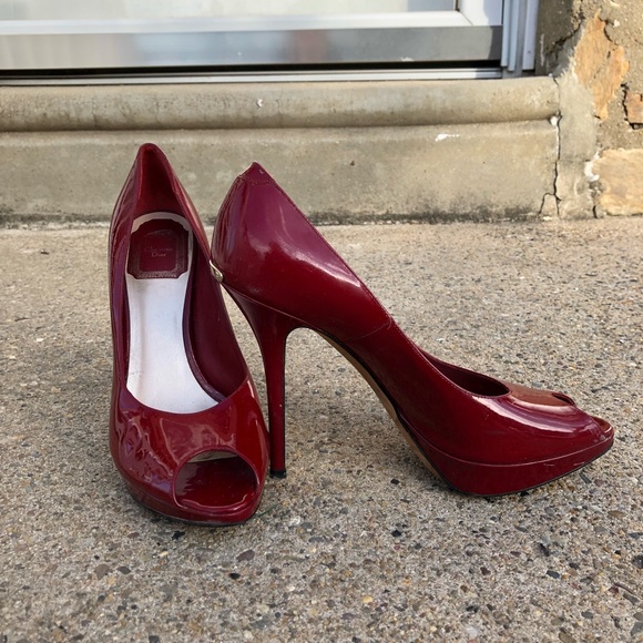 Christian Dior Peep Toe Pumps - Picture 3 of 8